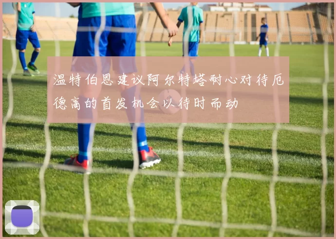温特伯恩建议阿尔特塔耐心对待厄德高的首发机会以待时而动